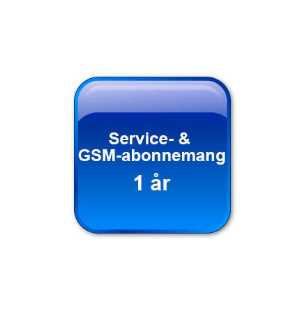 GSM- & Serviceabonnemang (12 mnader 500 kommunikationer)